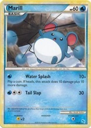 Marill (#24) HGSS Trainer Kit Gyarados & Raichu - Common