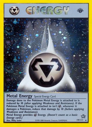 Metal Energy 019 - Unlimited Holofoil Neo Genesis - Holo Rare