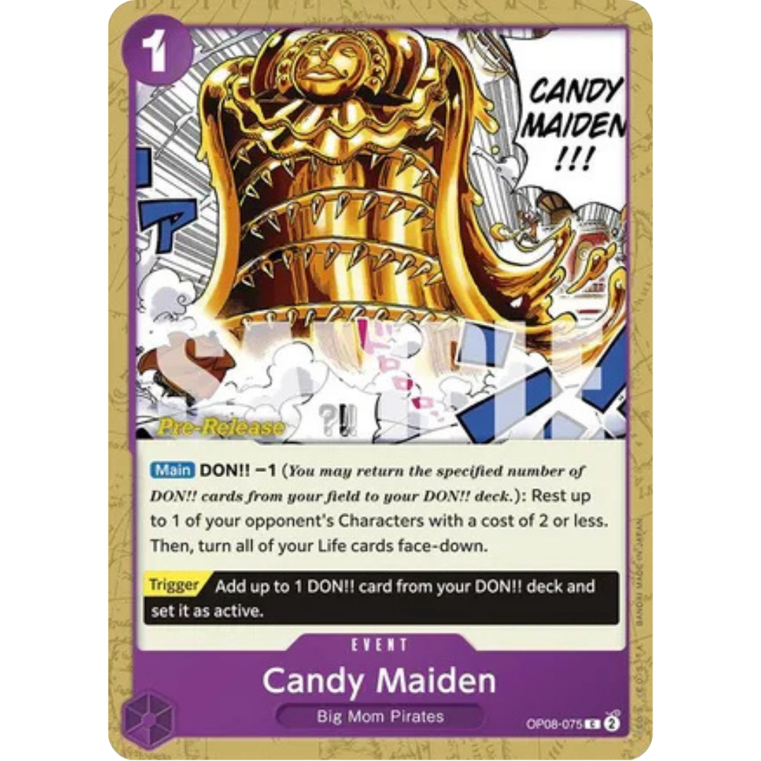 Candy Maiden (OP08-075) - Two Legends Pre-Release Cards