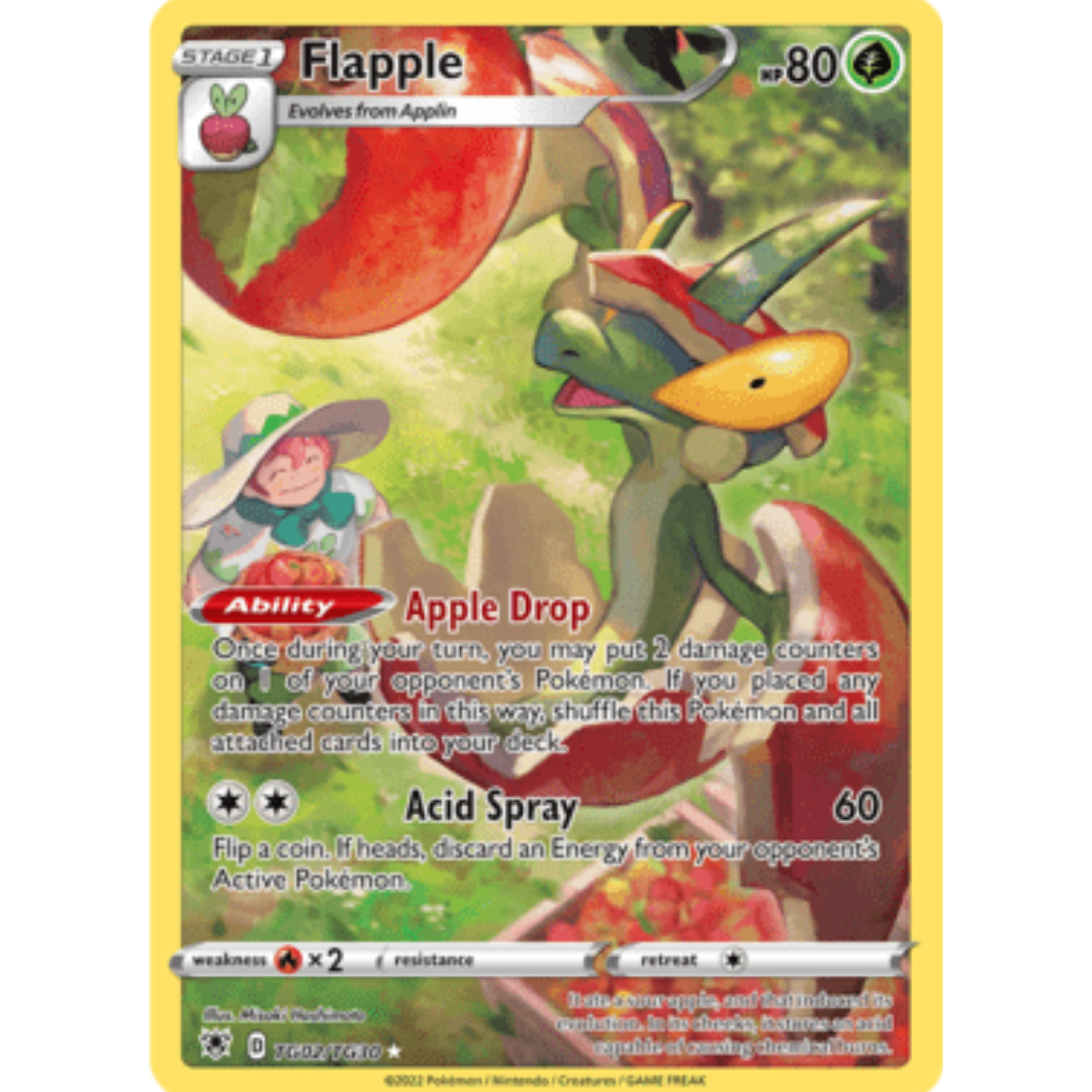 Flapple TG02 - Holofoil SWSH10 Astral Radiance Trainer Gallery - Ultra Rare