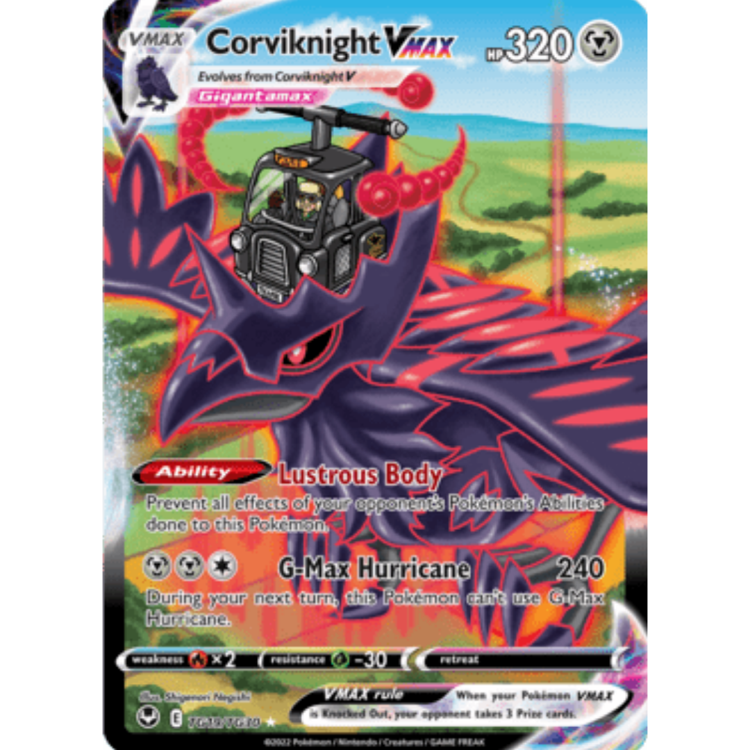 Corviknight VMAX TG19 - Holofoil SWSH12 Silver Tempest Trainer Gallery - Ultra Rare