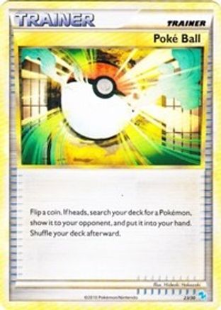 Poke Ball (Gyarados) HGSS Trainer Kit Gyarados & Raichu - Common