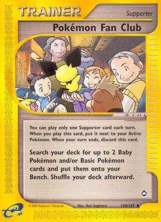 Pokemon Fan Club 130/147 Aquapolis - Uncommon