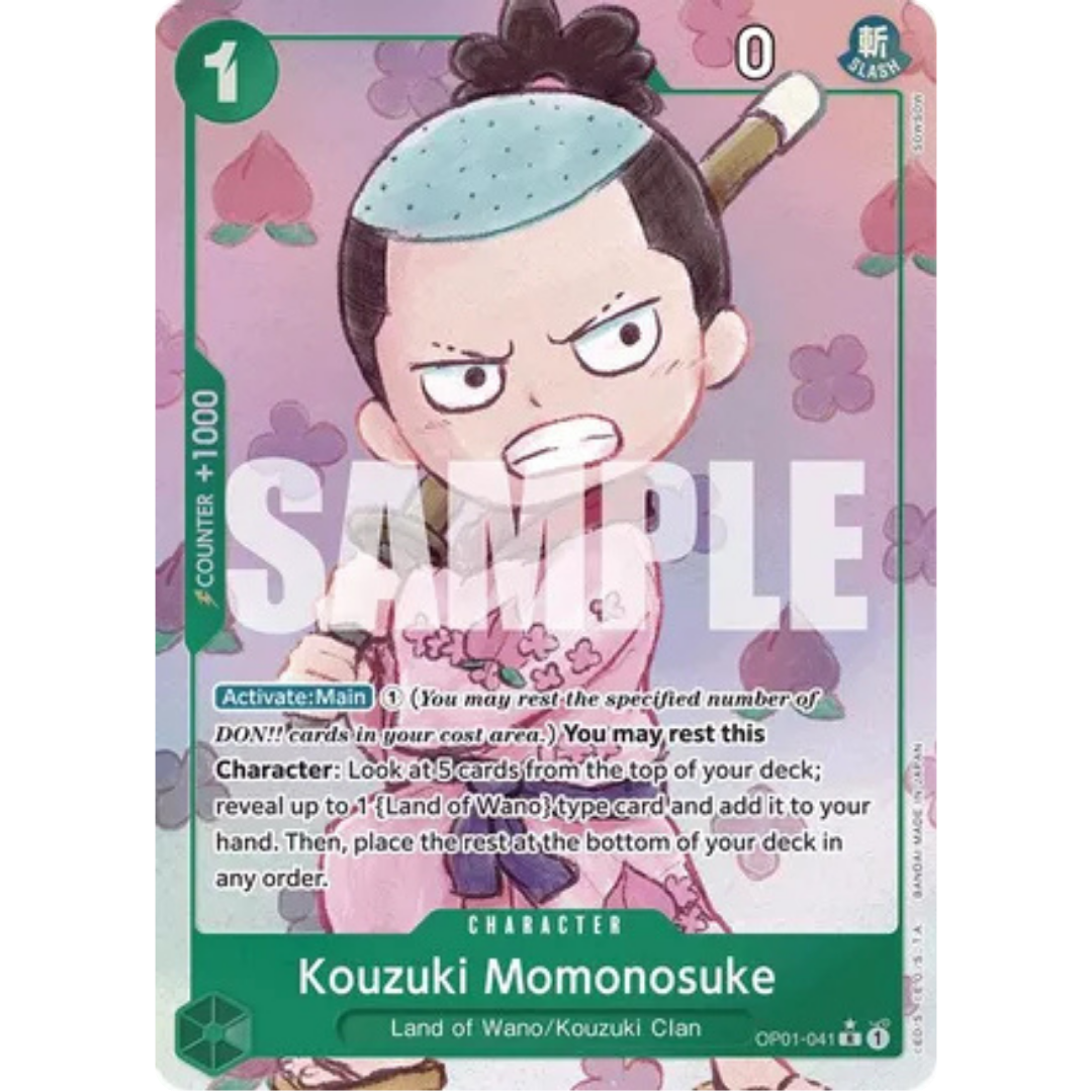 Kouzuki Momonosuke (Alternate Art) (OP01-041) - Premium Booster -The Best- Foil