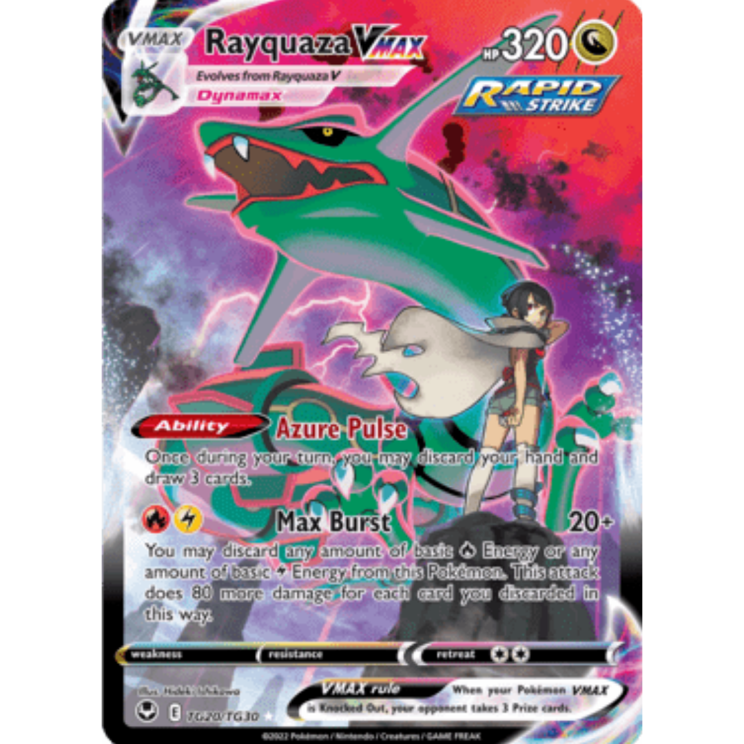 Rayquaza VMAX TG20 - Holofoil SWSH12 Silver Tempest Trainer Gallery - Ultra Rare
