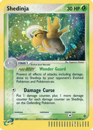 Shedinja - Reverse Holofoil Dragon - Holo Rare