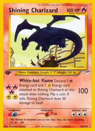 Shining Charizard - Unlimited Holofoil Neo Destiny - Secret Rare
