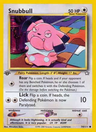 Snubbull 074 - Unlimited Neo Genesis - Common