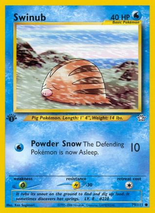 Swinub 079 - Unlimited Neo Genesis - Common