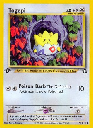 Togepi 051 - Unlimited Neo Genesis - Uncommon