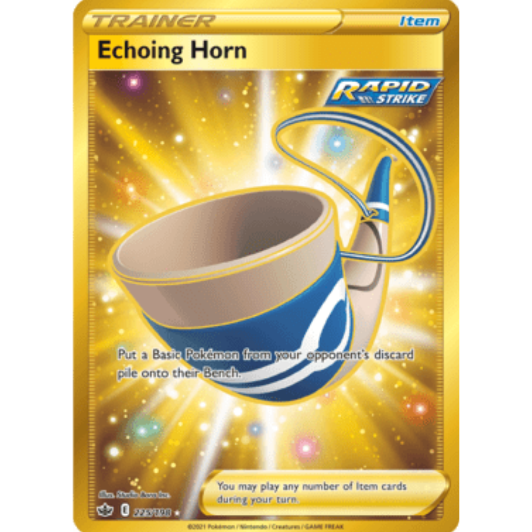 Echoing Horn (Secret) 225 - Holofoil SWSH06 Chilling Reign - Secret Rare