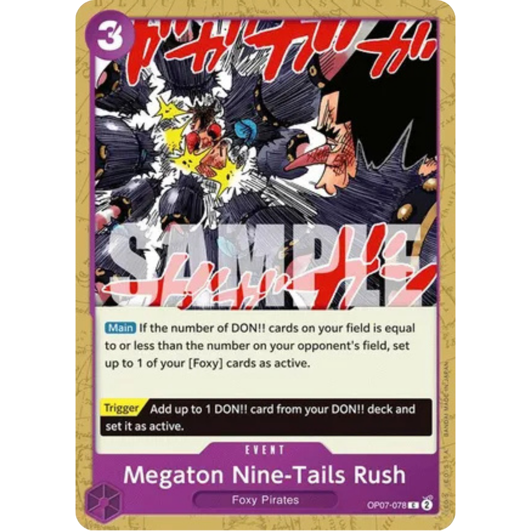 Megaton Nine-Tails Rush (OP07-078) - 500 Years in the Future