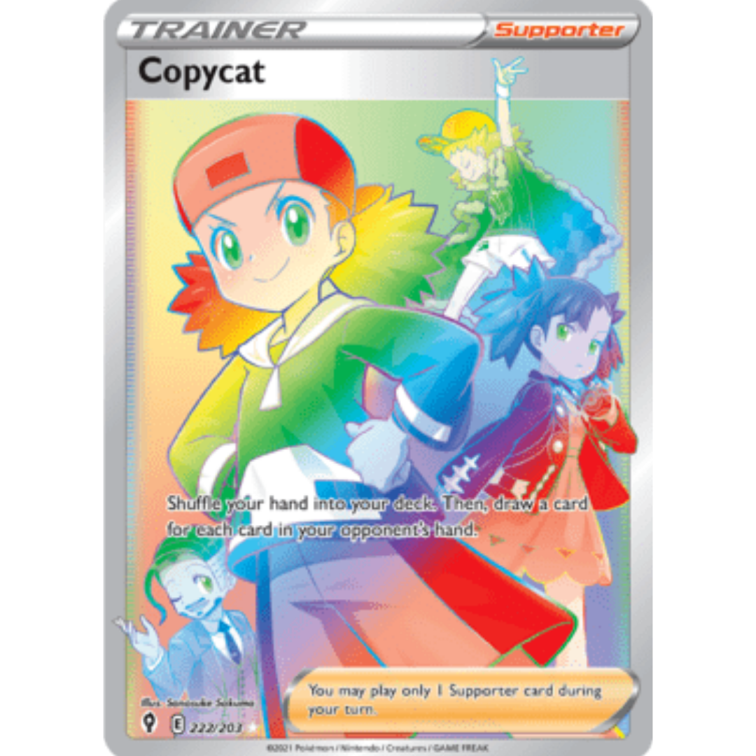 Copycat (Secret) 222 - Holofoil SWSH07 Evolving Skies - Secret Rare