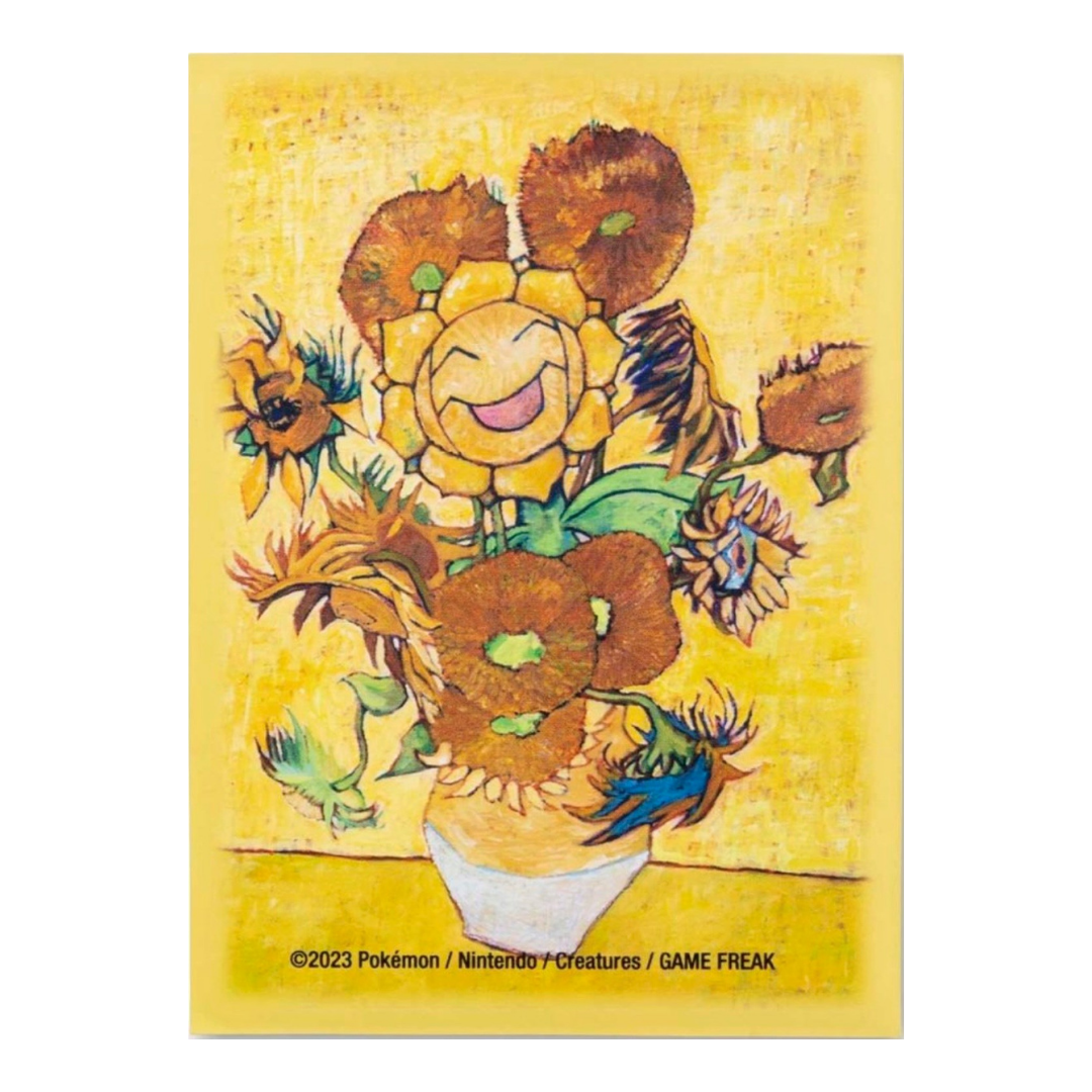 Card Sleeves - Sunflora Inspired by Sunflowers (Pokemon Center × Van Gogh Museum)