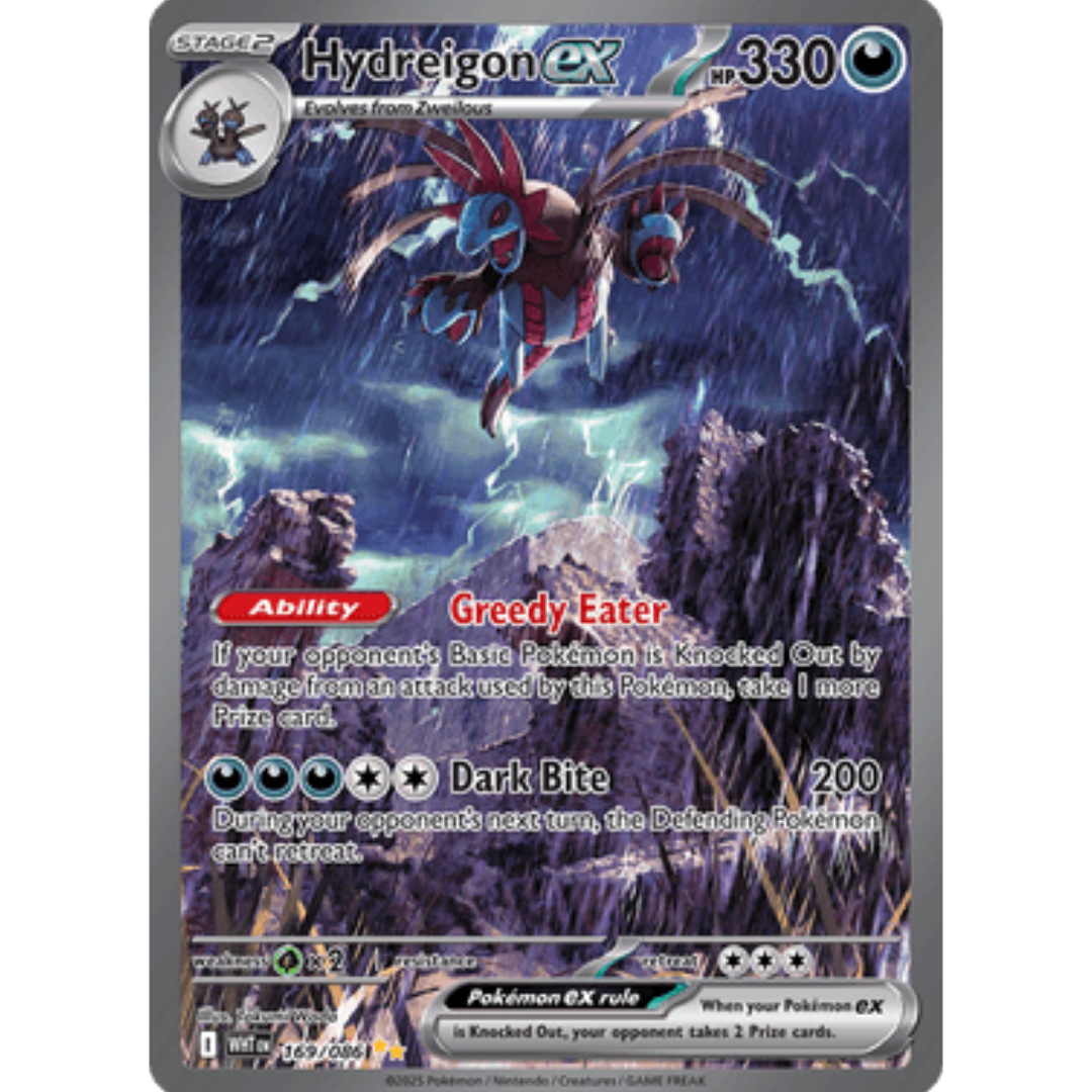 Hydreigon ex 169/086 - Holofoil SV White Flare - Special Illustration Rare