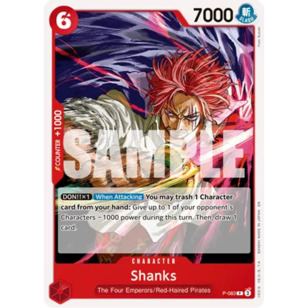 Shanks - P-083 (Reprint) (P-083) - Premium Booster -The Best- Vol. 2