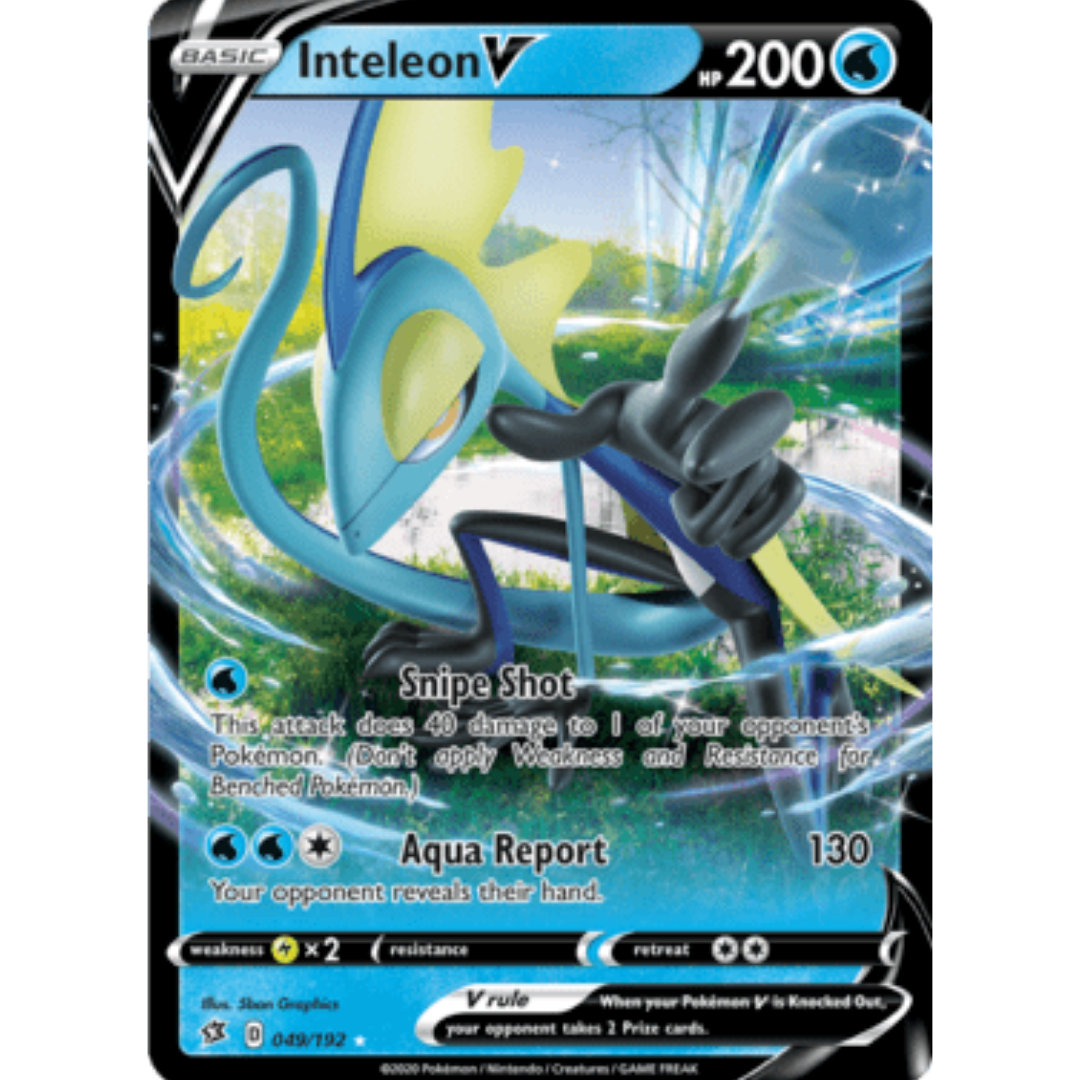Inteleon V 049 - Holofoil SWSH02 Rebel Clash - Ultra Rare