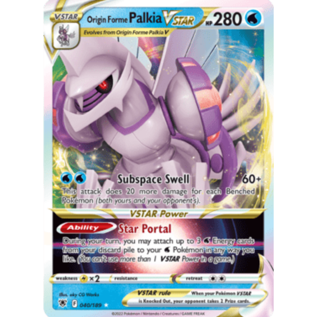 Origin Forme Palkia VSTAR 040 - Holofoil SWSH10 Astral Radiance - Ultra Rare