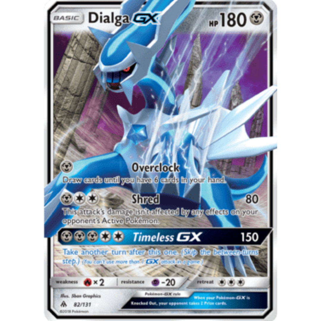 Dialga GX 082/131 - Holofoil SM Forbidden Light - Ultra Rare