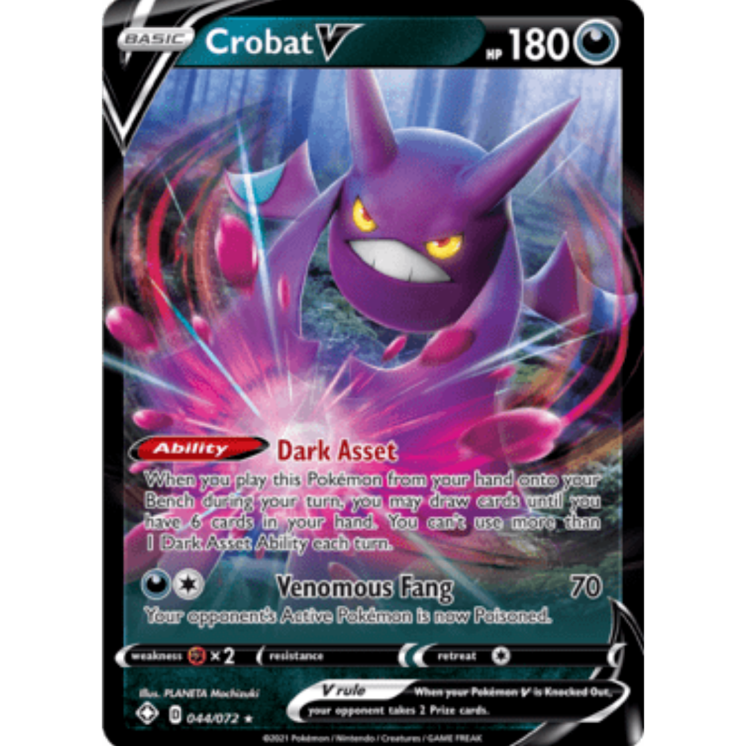Crobat V 044 - Holofoil Shining Fates - Ultra Rare