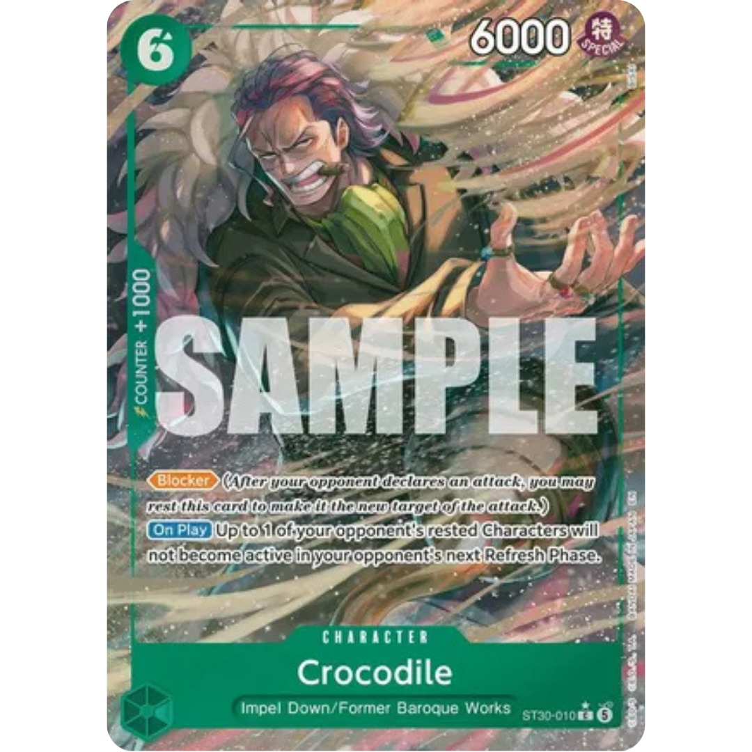 Crocodile (Full Art) (ST30-010) - Starter Deck EX: Luffy & Ace Foil