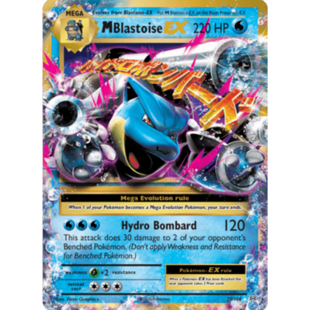 M Blastoise EX 022/108 - Holofoil XY Evolutions - Ultra Rare