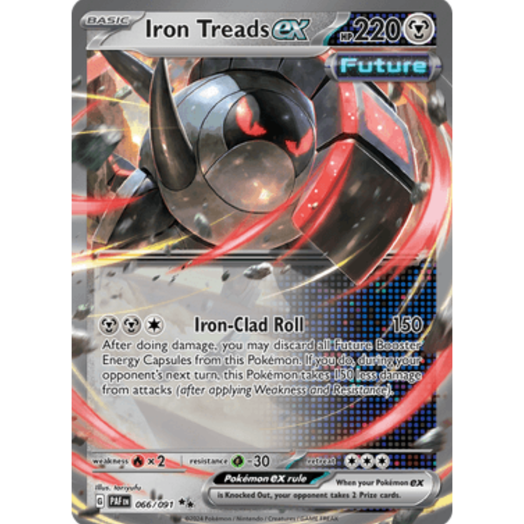 Iron Treads ex 066 - Holofoil SV Paldean Fates - Double Rare