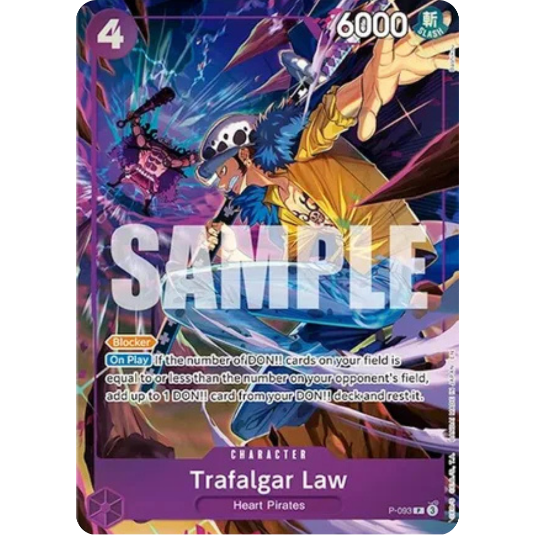 Trafalgar Law (Illustration Box Vol.6) (P-093) - One Piece Promotion Cards Foil