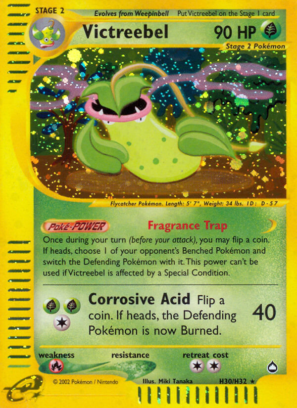 Victreebel (H30) H30 - Holofoil Aquapolis - Holo Rare