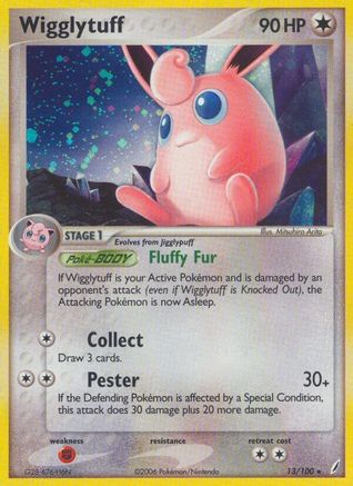 Wigglytuff 013 - Holofoil Crystal Guardians - Holo Rare