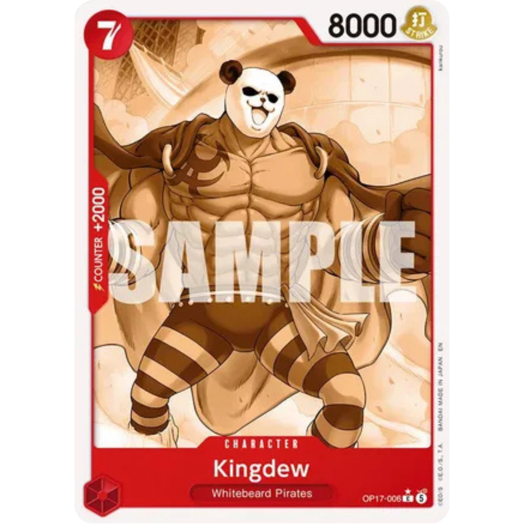 Kingdew (Pandaman Art) (OP17-006) - The World's Strongest Warriors