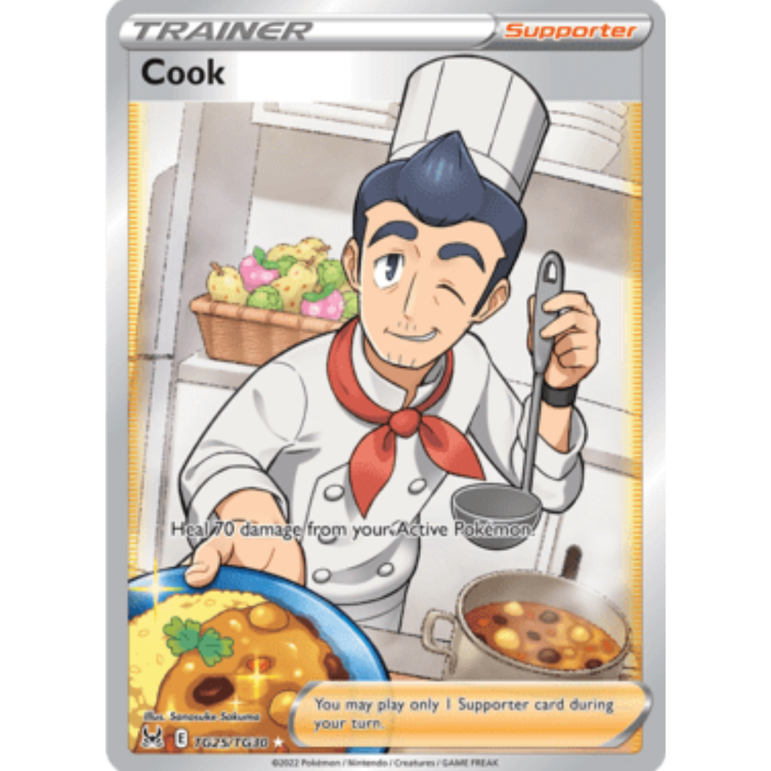 Cook TG25 - Holofoil SWSH11 Lost Origin Trainer Gallery - Ultra Rare