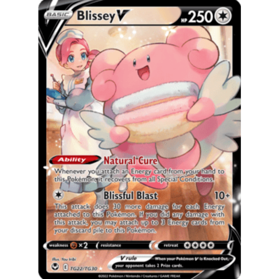 Blissey V TG22 - Holofoil SWSH12 Silver Tempest Trainer Gallery - Ultra Rare