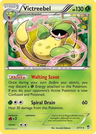 Victreebel 003 - Reverse Holofoil XY Furious Fists - Holo Rare