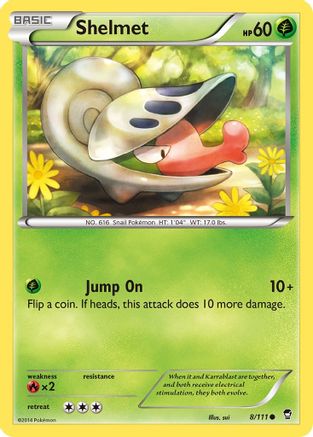 Shelmet 008 XY Furious Fists - Common