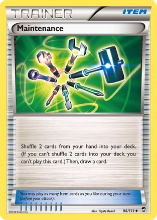 Maintenance 096 XY Furious Fists - Uncommon
