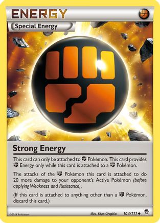Strong Energy 104 XY Furious Fists - Uncommon