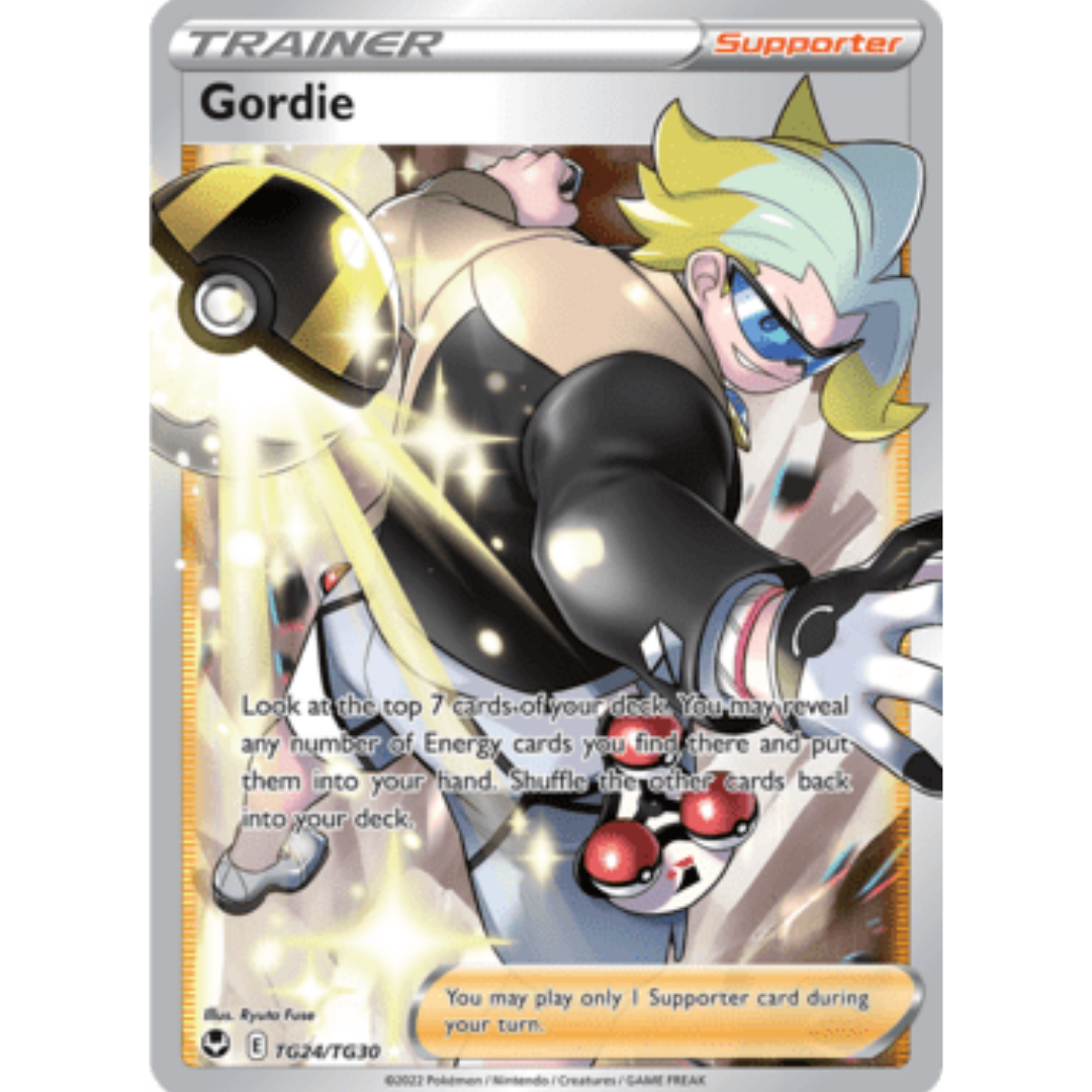 Gordie TG24 - Holofoil SWSH12 Silver Tempest Trainer Gallery - Ultra Rare