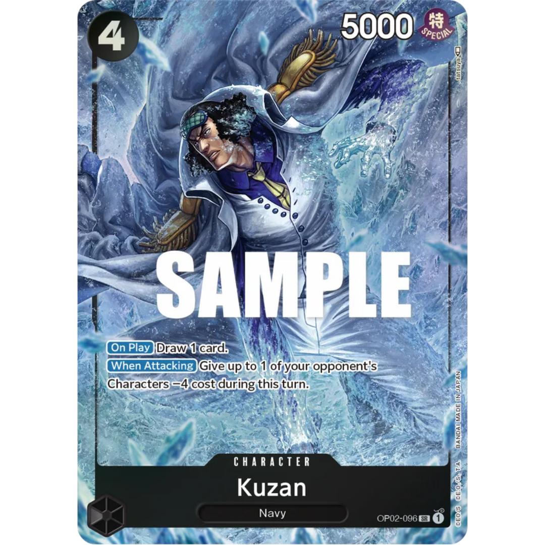 Kuzan (096) (Alternate Art) (OP02-096) - Paramount War Foil