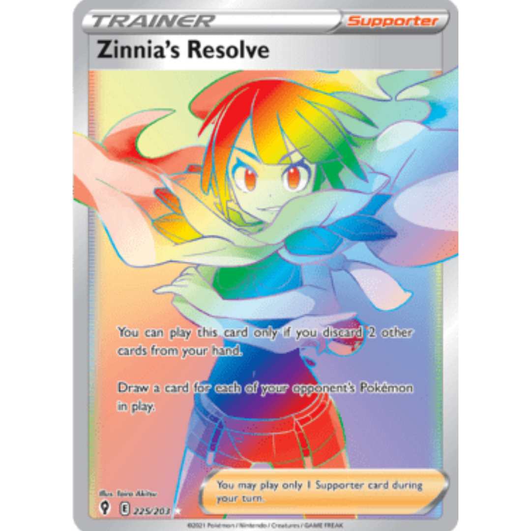 Zinnia's Resolve (Secret) 225 - Holofoil SWSH07 Evolving Skies - Secret Rare