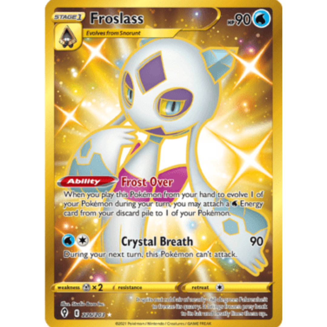 Froslass (Secret) 226 - Holofoil SWSH07 Evolving Skies - Secret Rare