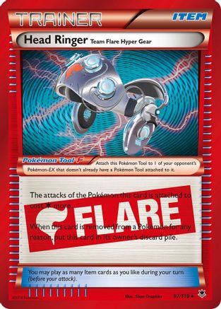 Head Ringer 097 - Holofoil XY Phantom Forces - Holo Rare