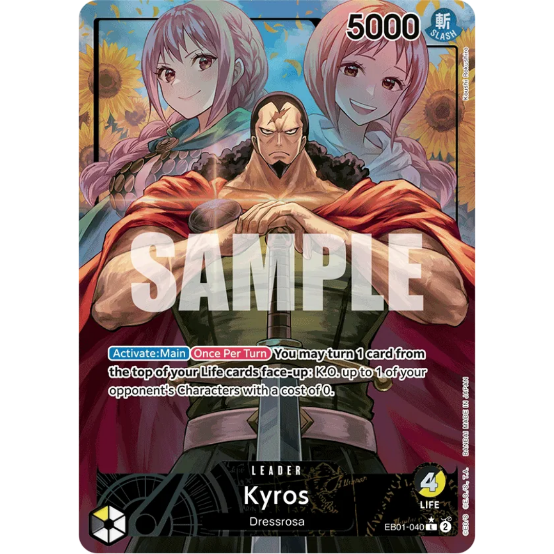 Kyros (Alternate Art) (EB01-040) - Extra Booster: Memorial Collection Foil