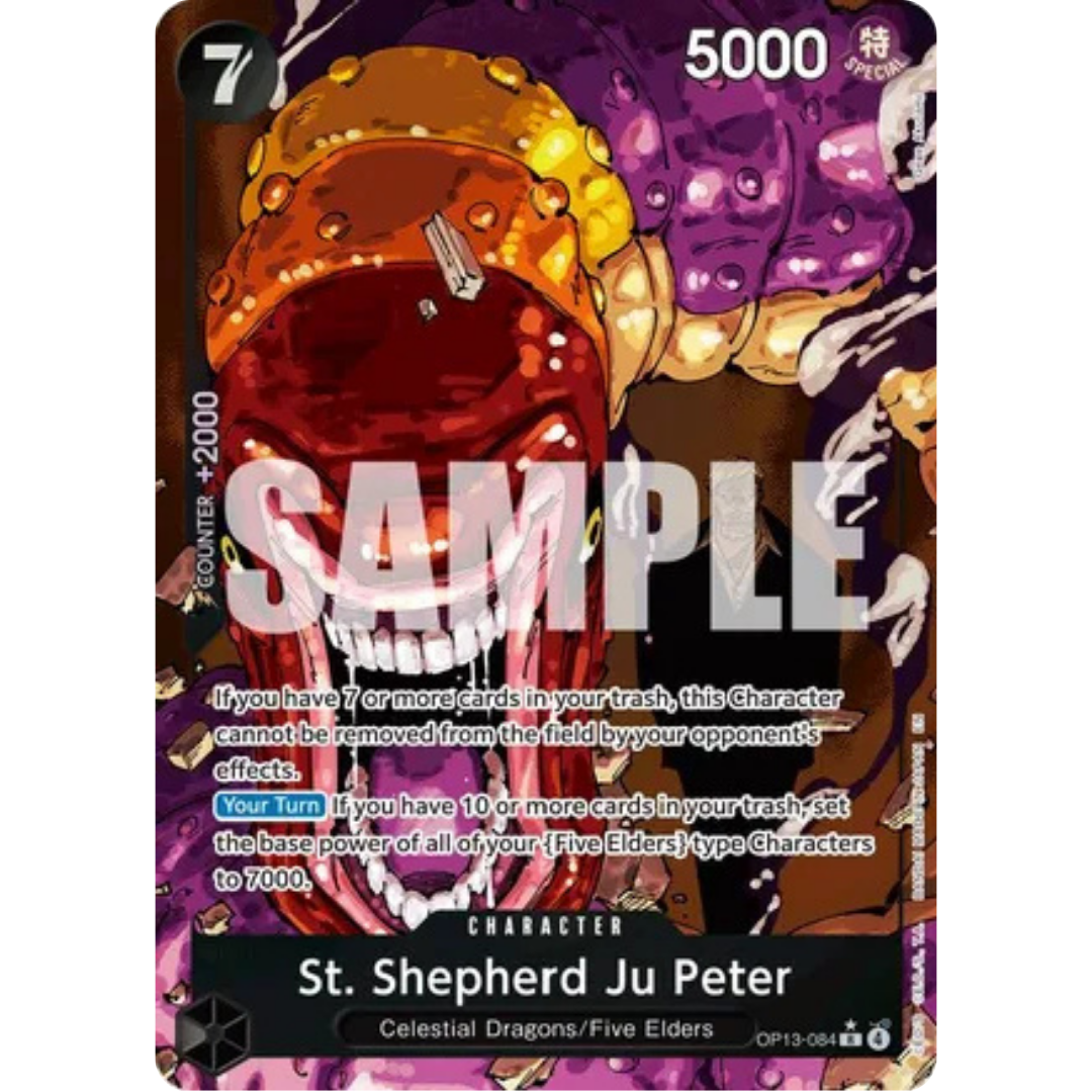 St. Shepherd Ju Peter (Alternate Art) (OP13-084) - Carrying On His Will Foil
