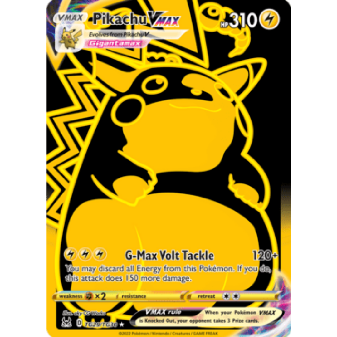 Pikachu VMAX (Secret) TG29 - Holofoil SWSH11 Lost Origin Trainer Gallery - Ultra Rare