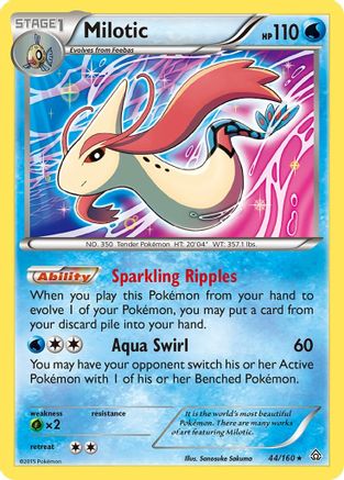 Milotic 044 - Holofoil XY Primal Clash - Holo Rare
