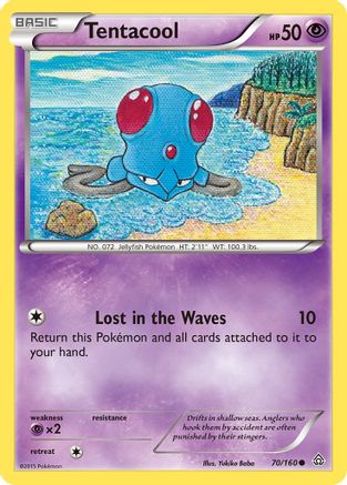 Tentacool - Reverse Holofoil XY Primal Clash - Common