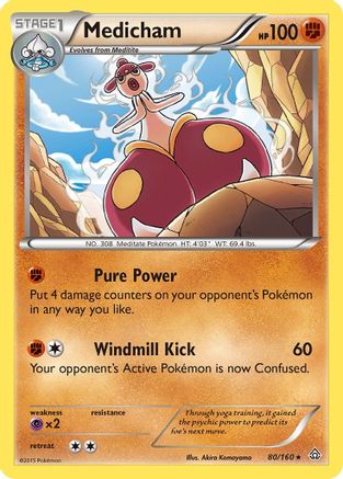 Medicham - Holofoil XY Primal Clash - Holo Rare