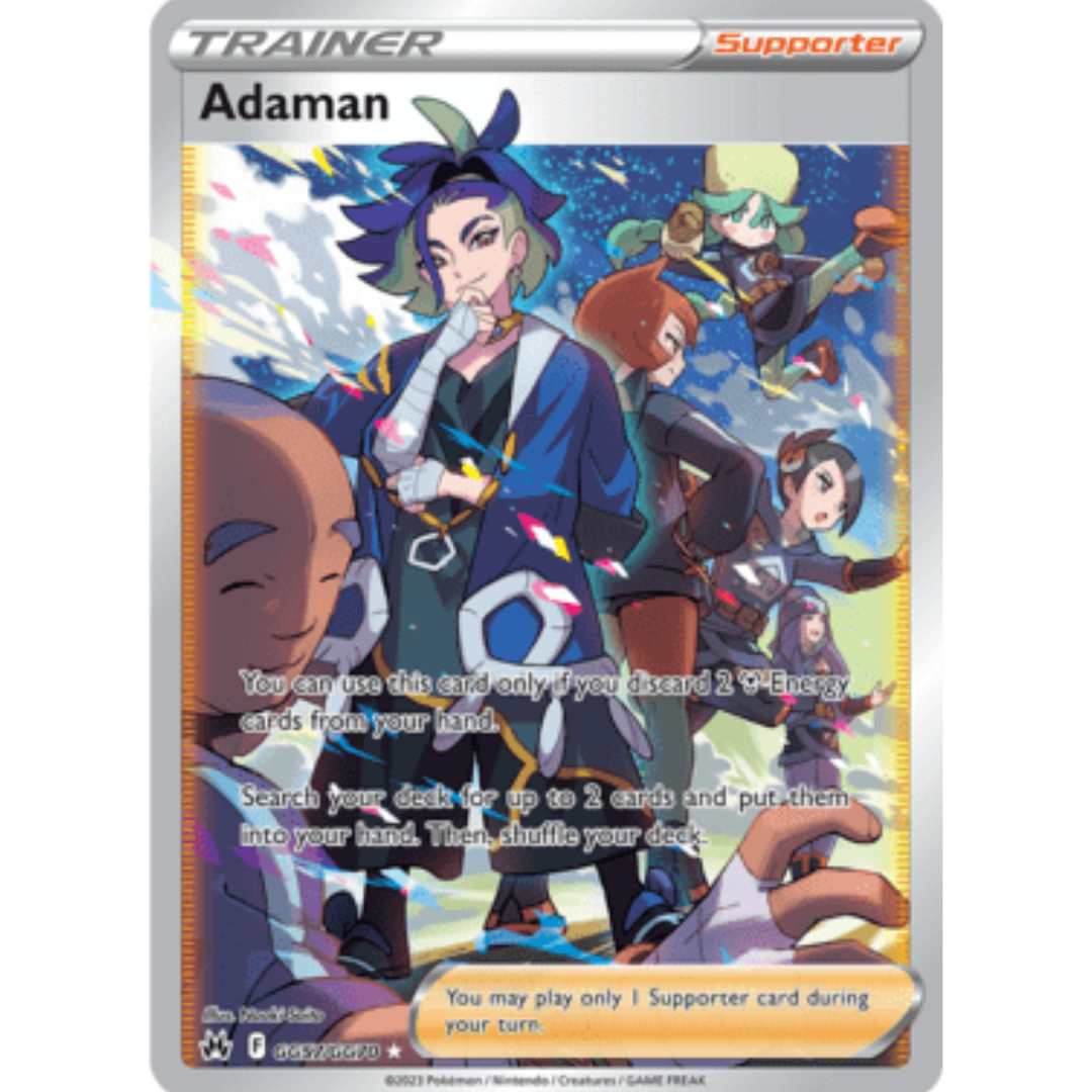 Adaman GG57 - Holofoil SWSH Crown Zenith Galarian Gallery - Ultra Rare