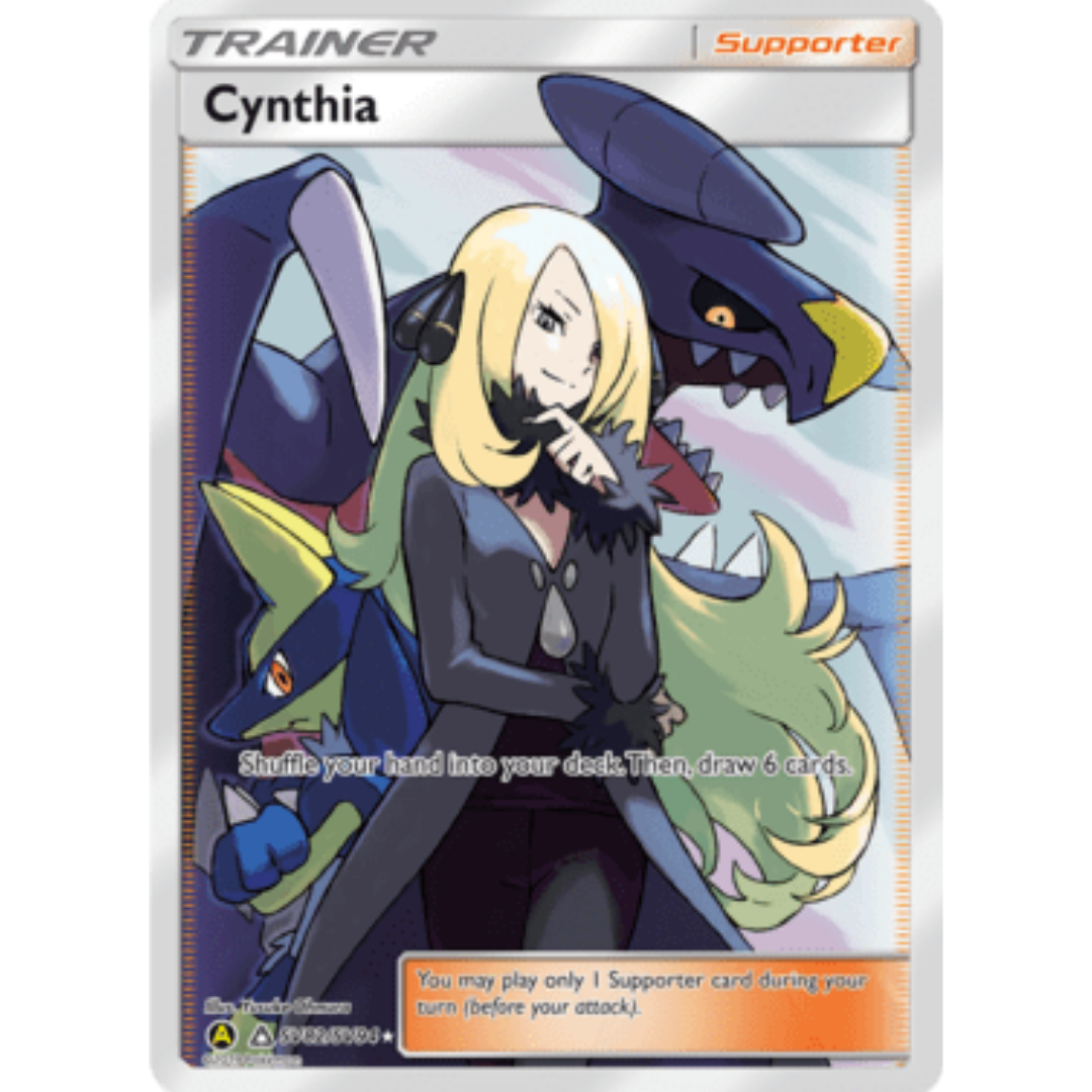 Cynthia SV82/SV94 - Holofoil Hidden Fates Shiny Vault - Shiny Holo Rare